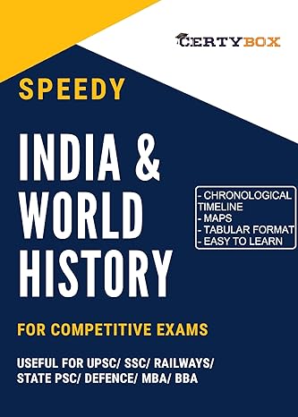 Speedy India & World History for Competitive Exams