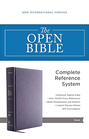 The NIV, Open Bible: Complete Reference System